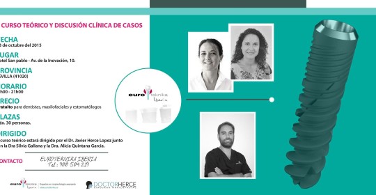 Curso de cirugía y prótesis sobre implantes dirigido por el Dr Herce.