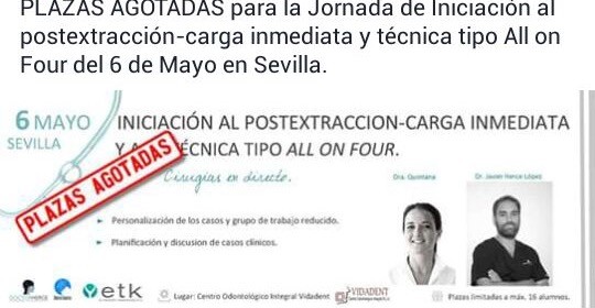 CURSO CARGA INMEDIATA IMPARTIDO POR EL DR. HERCE