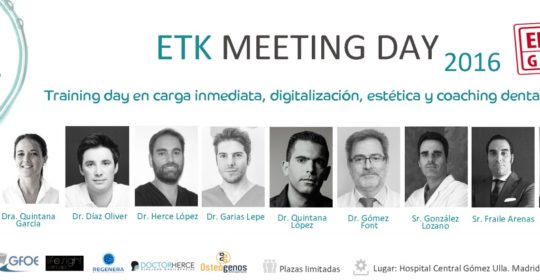 El Dr. Herce participa como ponente en el próximo Meeting Day de ETK en Madrid